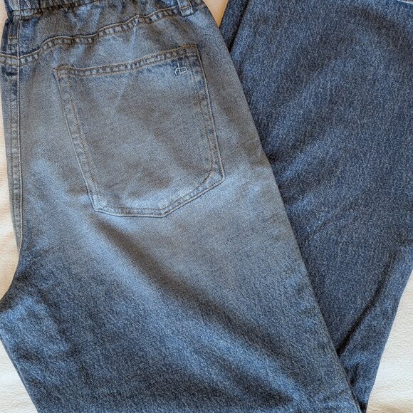 Rag and Bone Miramar Wide Leg Jean Sweats Pant. Size Medium. Color Lenox - Picture 4 of 4